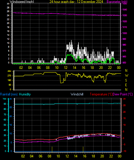 24 Hour Graph for Day 12