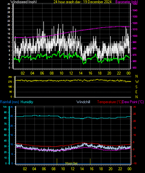 24 Hour Graph for Day 19