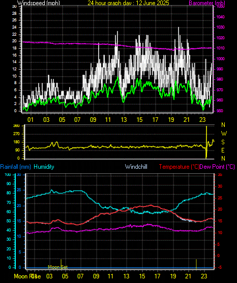 24 Hour Graph for Day 12