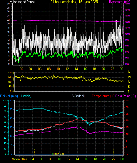 24 Hour Graph for Day 16