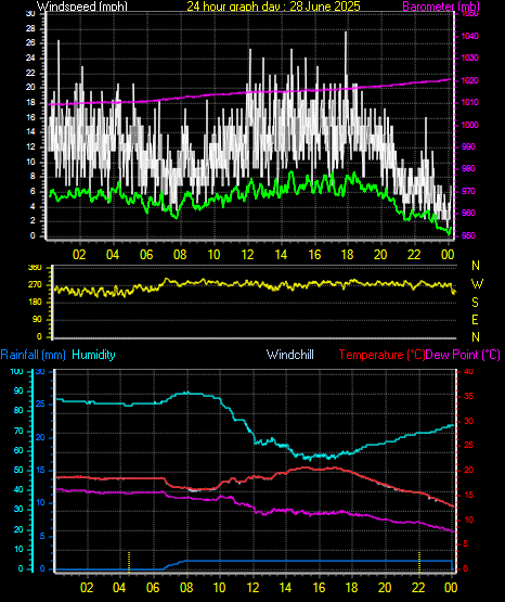24 Hour Graph for Day 28
