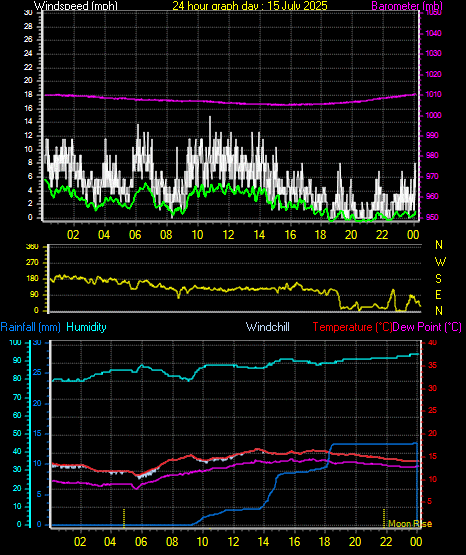 24 Hour Graph for Day 15