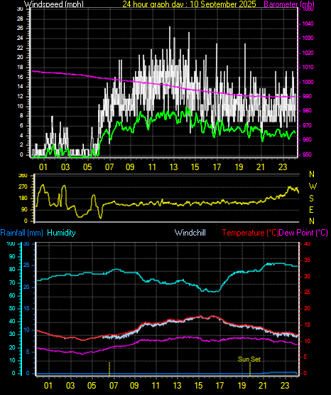 24 Hour Graph for Day 10
