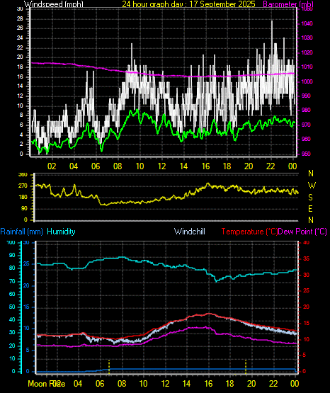24 Hour Graph for Day 17