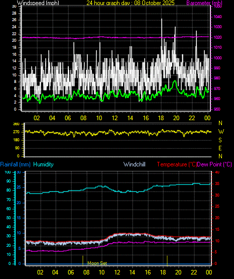 24 Hour Graph for Day 08