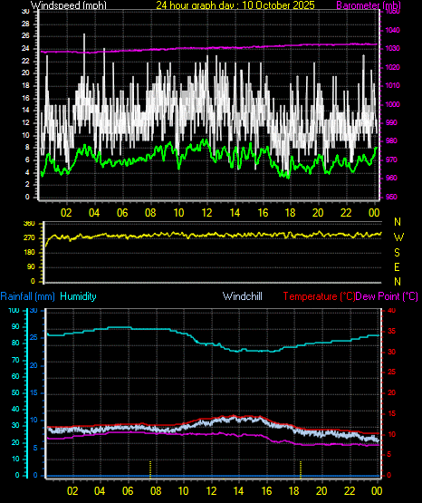 24 Hour Graph for Day 10