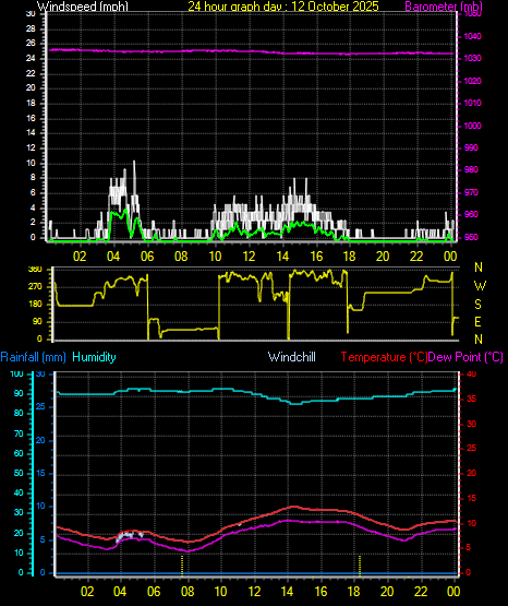 24 Hour Graph for Day 12