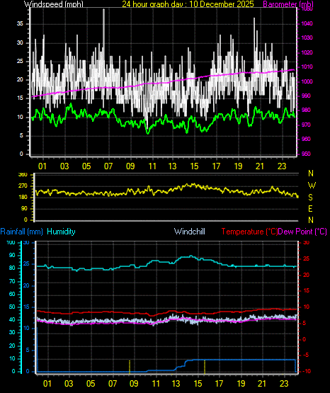 24 Hour Graph for Day 10