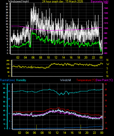 24 Hour Graph for Day 15