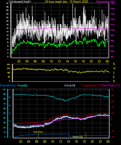 24 Hour Graph for Day 16