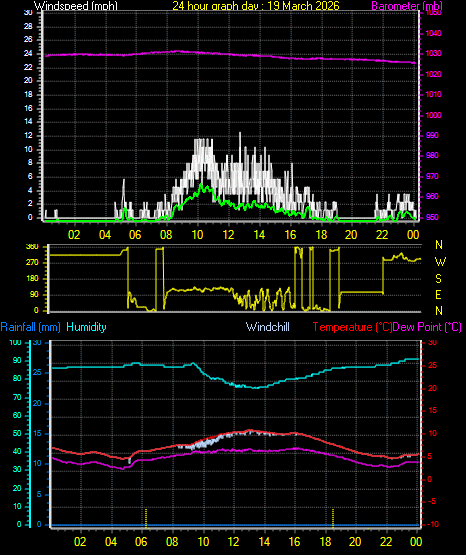 24 Hour Graph for Day 19