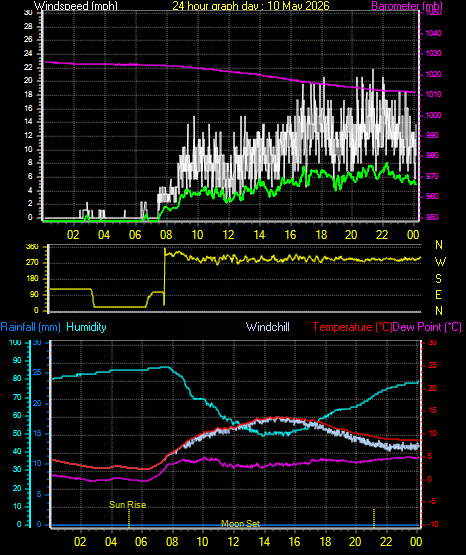 24 Hour Graph for Day 10