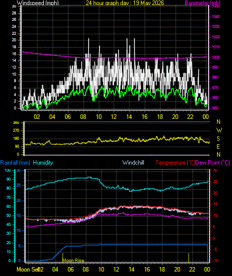 24 Hour Graph for Day 19