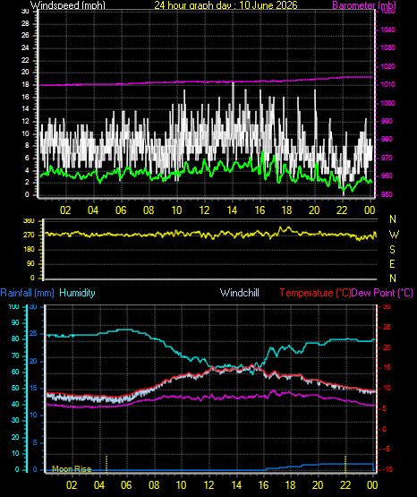 24 Hour Graph for Day 10