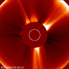 Latest LASCO C2 image of the Sun