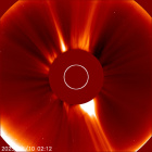 Latest LASCO C2 image of the Sun