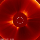 Latest LASCO C2 image of the Sun