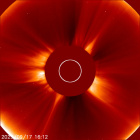 Latest LASCO C2 image of the Sun