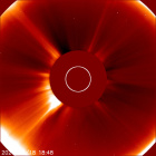 Latest LASCO C2 image of the Sun