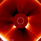 Latest LASCO C2 image of the Sun