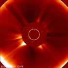 Latest LASCO C2 image of the Sun