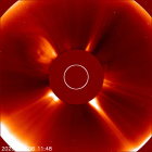 Latest LASCO C2 image of the Sun