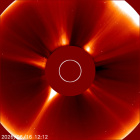 Latest LASCO C2 image of the Sun