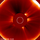 Latest LASCO C2 image of the Sun