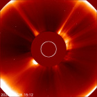 Latest LASCO C2 image of the Sun