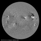 Latest SDO/HMI Magnetogram image of the Sun