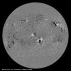Latest SDO/HMI Magnetogram image of the Sun