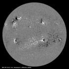 Latest SDO/HMI Magnetogram image of the Sun
