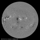 Latest SDO/HMI Magnetogram image of the Sun