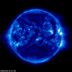 Click for time-lapse image of the sun