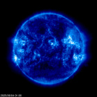 Click for time-lapse image of the sun
