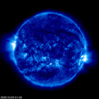Click for time-lapse image of the sun