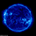 Click for time-lapse image of the sun