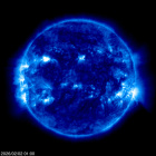 Click for time-lapse image of the sun