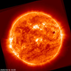 Click for time-lapse image of the sun