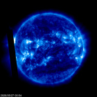 Click for time-lapse image of the sun