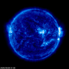 Click for time-lapse image of the sun
