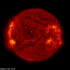 SOHO EIT 304 image of the sun